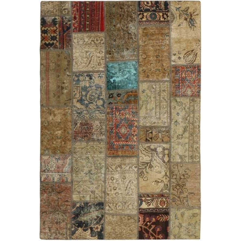 tappeto persia vintage patchwork cm 140x203 