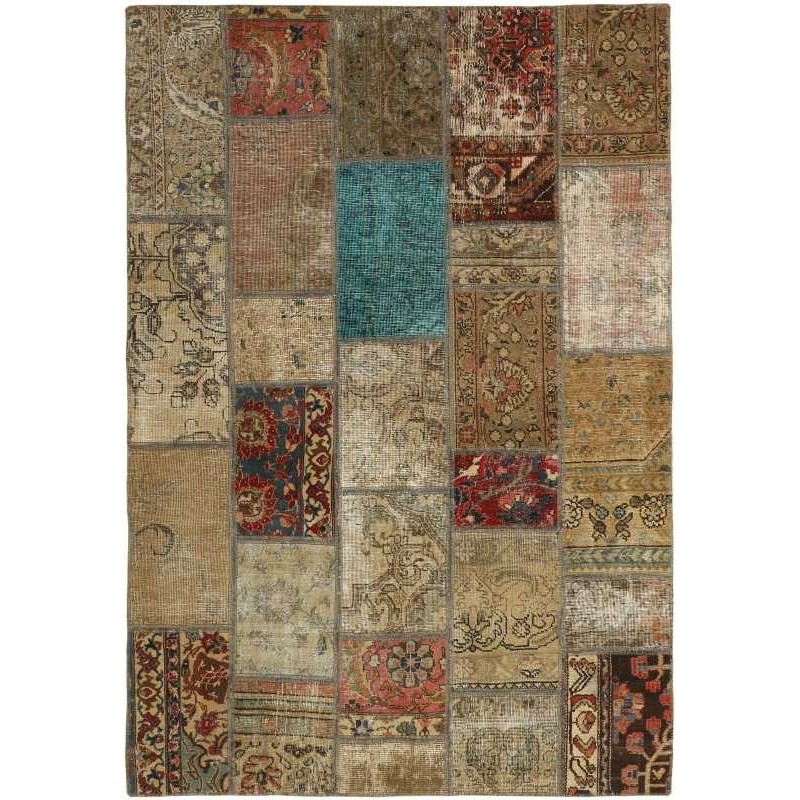 tappeto persia vintage patchwork cm 141x202 