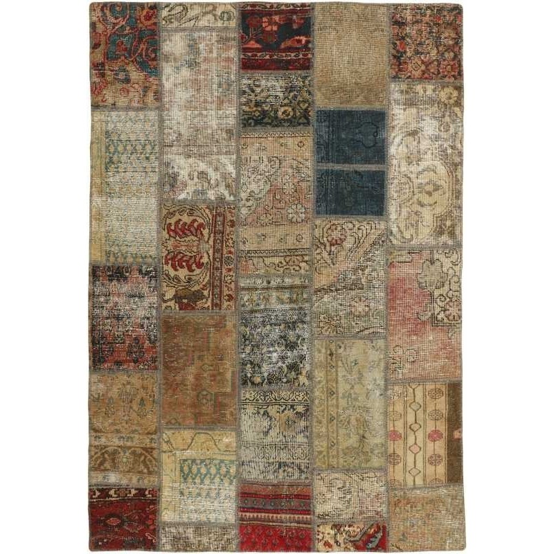 tappeto persia vintage patchwork cm 136x200 