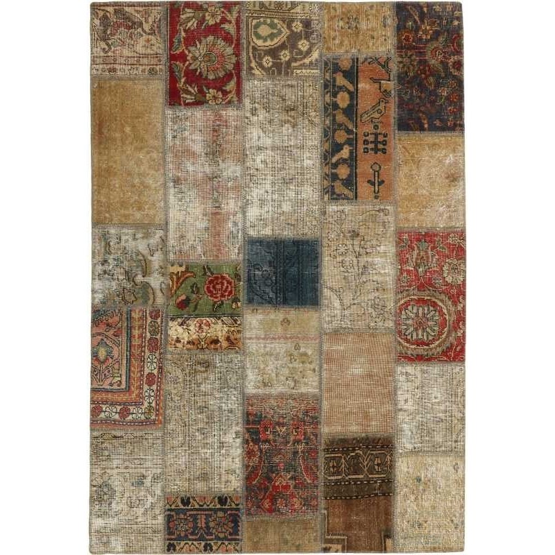 tappeto persia vintage patchwork cm 140x203 