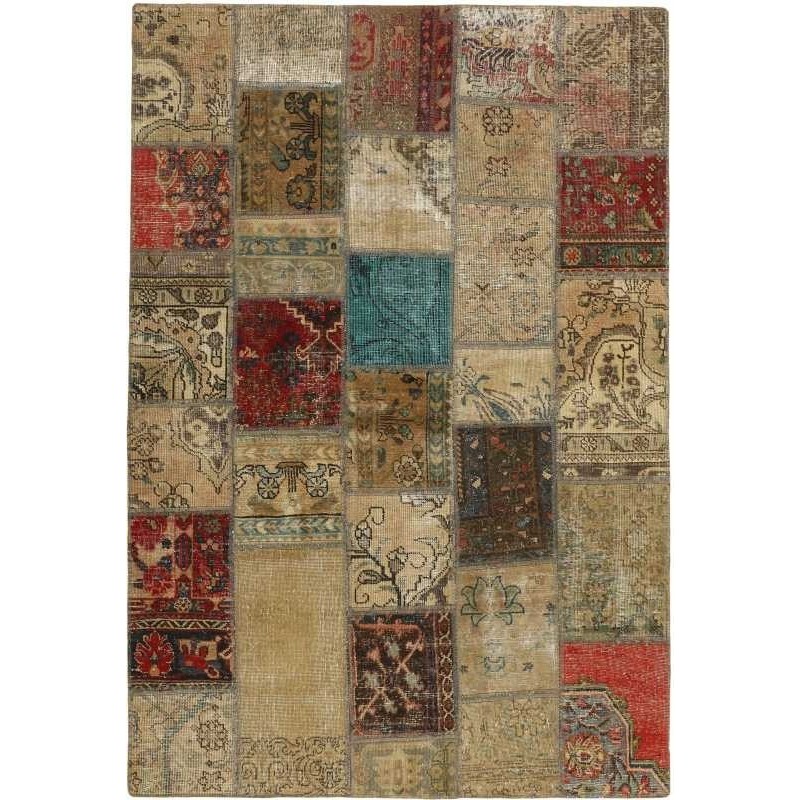 tappeto persia vintage patchwork cm 138x200 