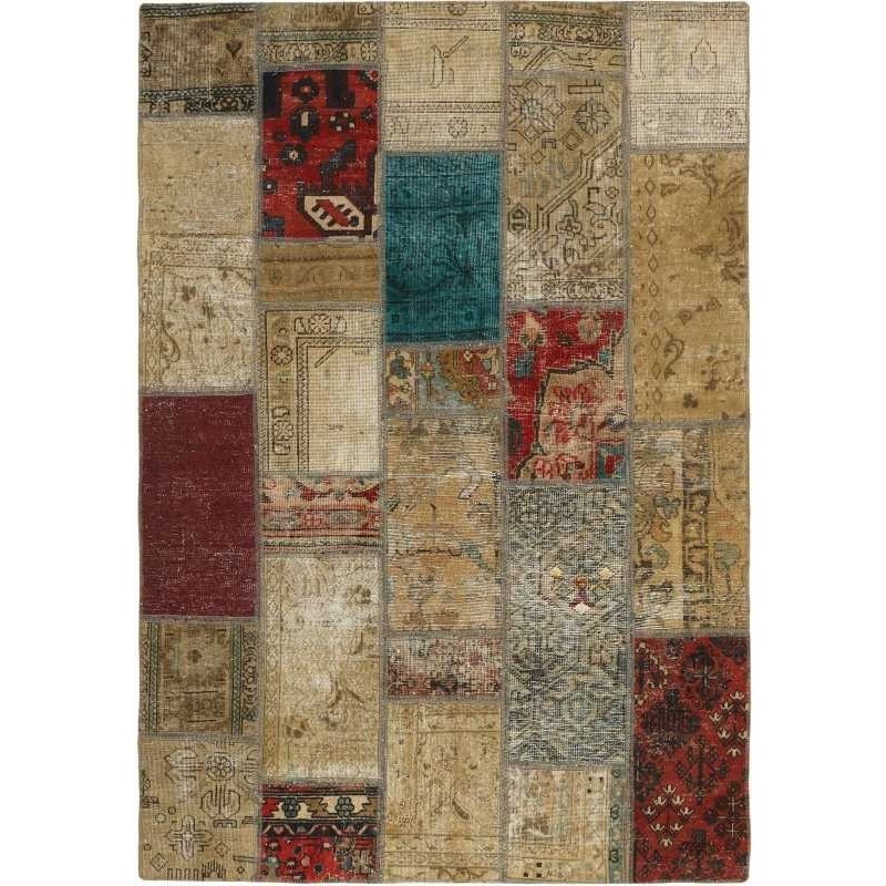 tappeto persia vintage patchwork cm 143x202 