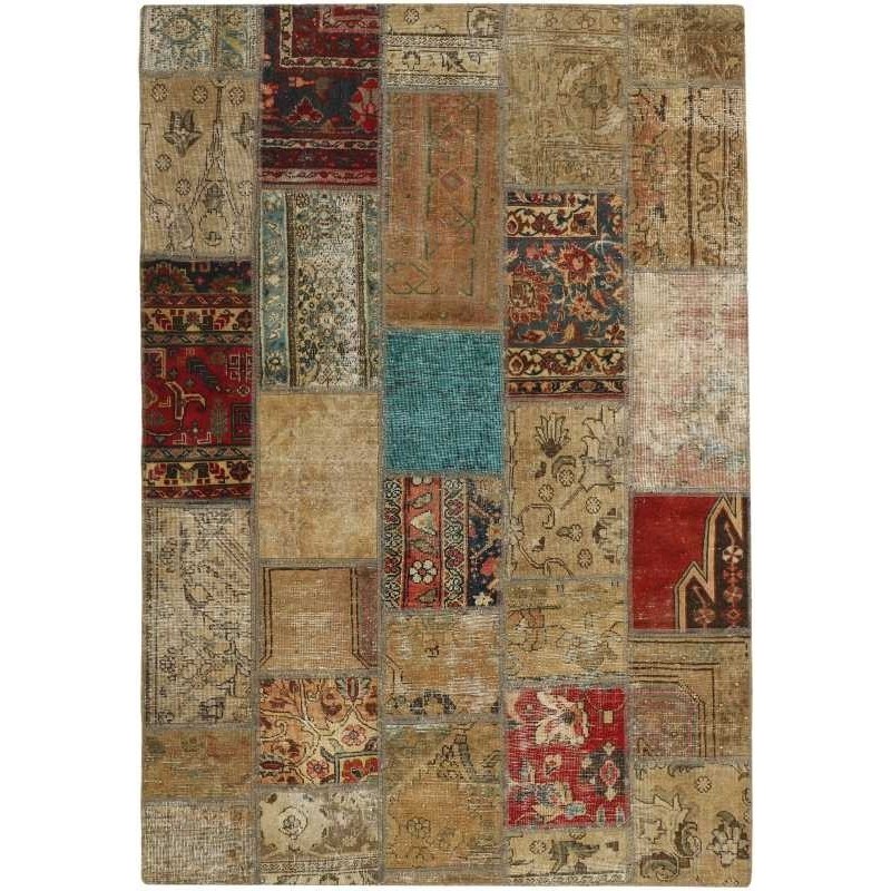 tappeto persia vintage patchwork cm 142x203 