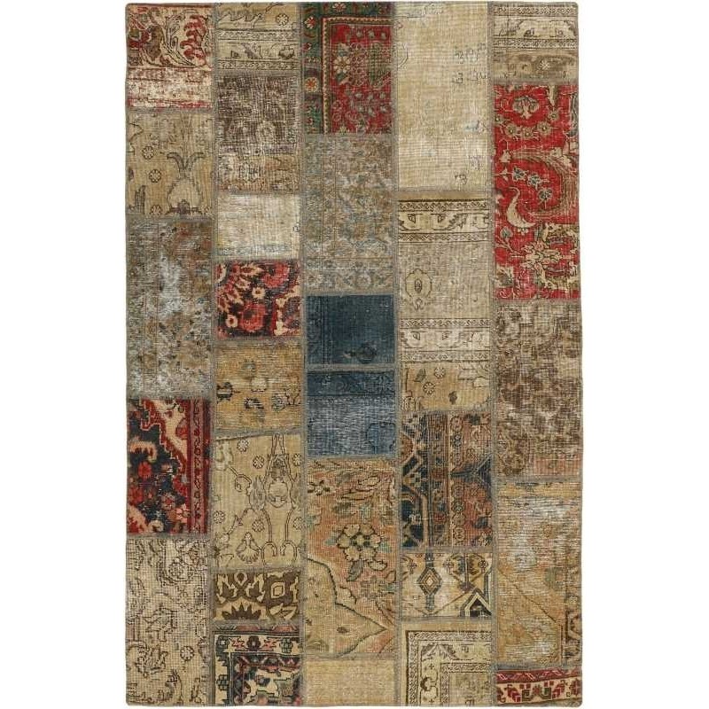 tappeto persia vintage patchwork cm 137x205 