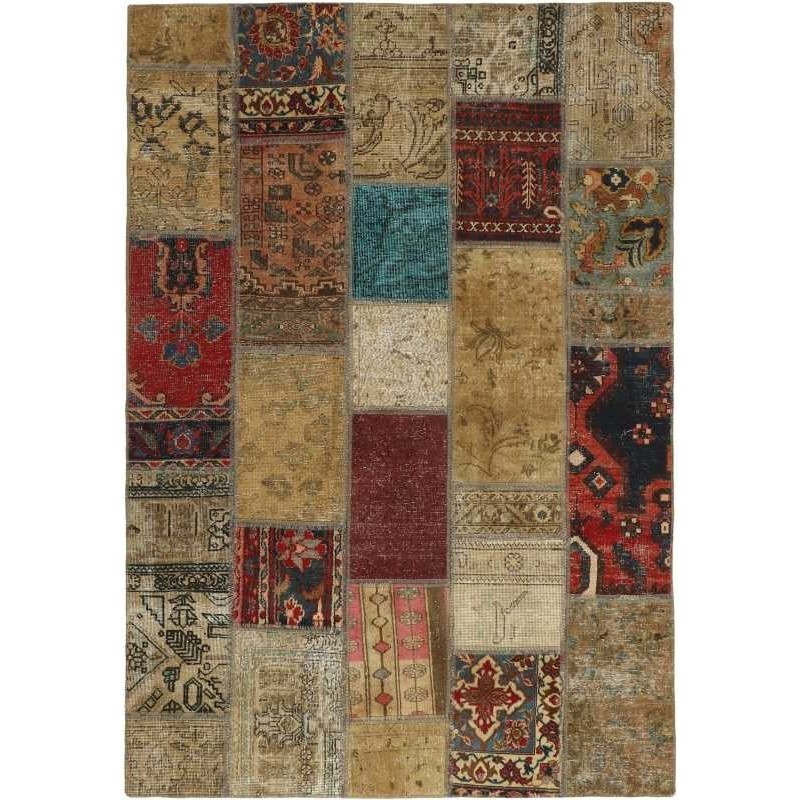 tappeto persia vintage patchwork cm 139x200 