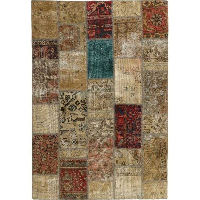 tappeto persia vintage patchwork cm 140x203 