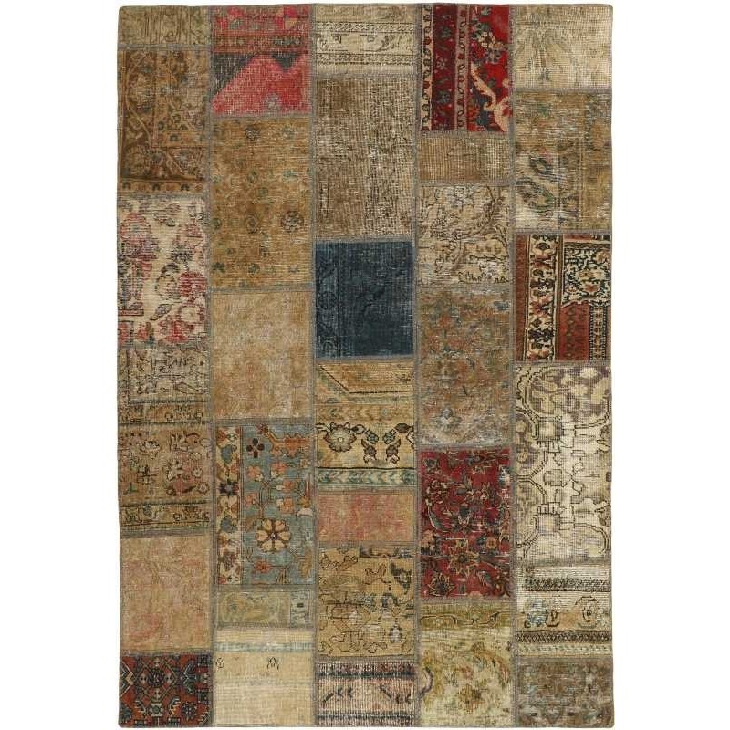 tappeto persia vintage patchwork cm 140x205 