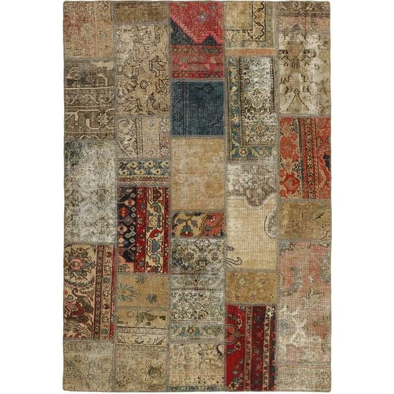 tappeto persia vintage patchwork cm 142x202 