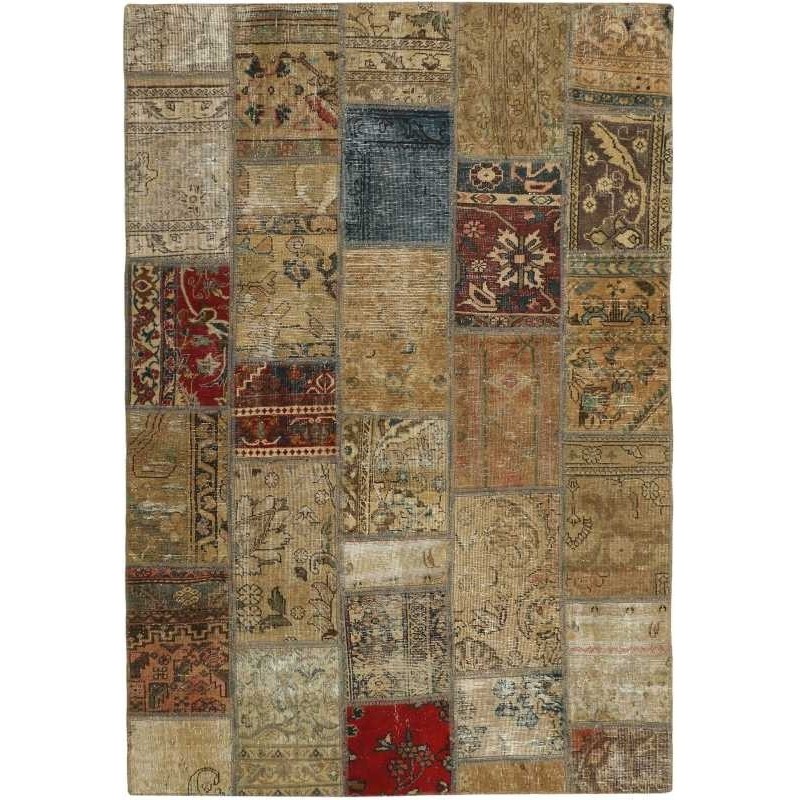 tappeto persia vintage patchwork cm 142x205 