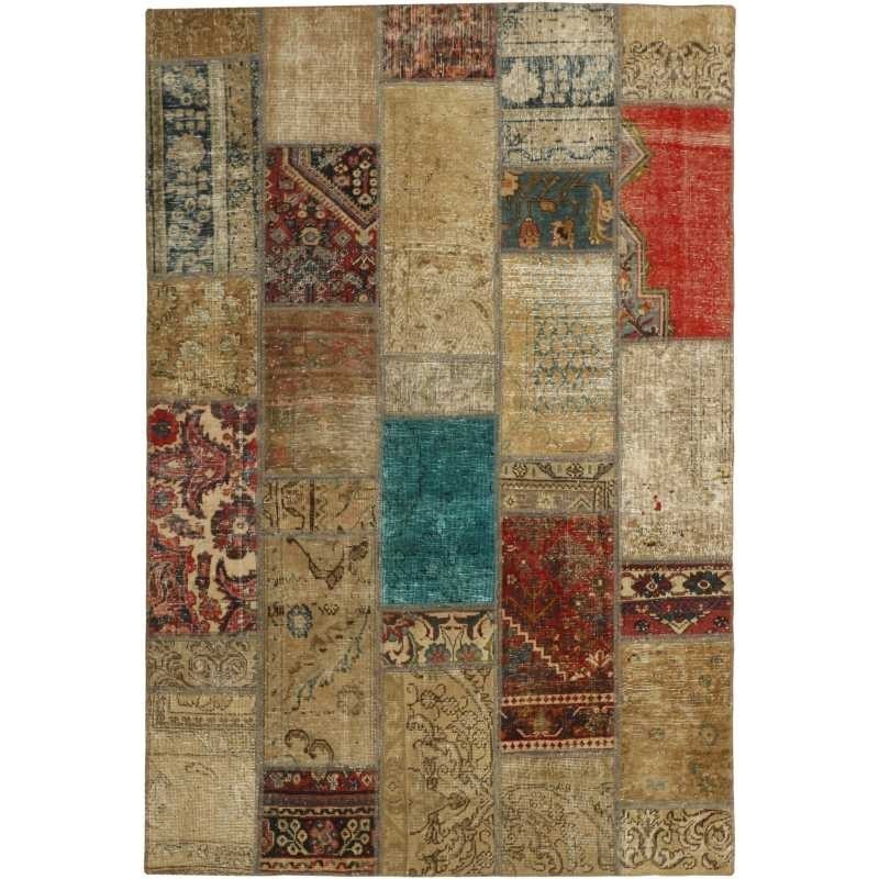 tappeto persia vintage patchwork cm 142x205 