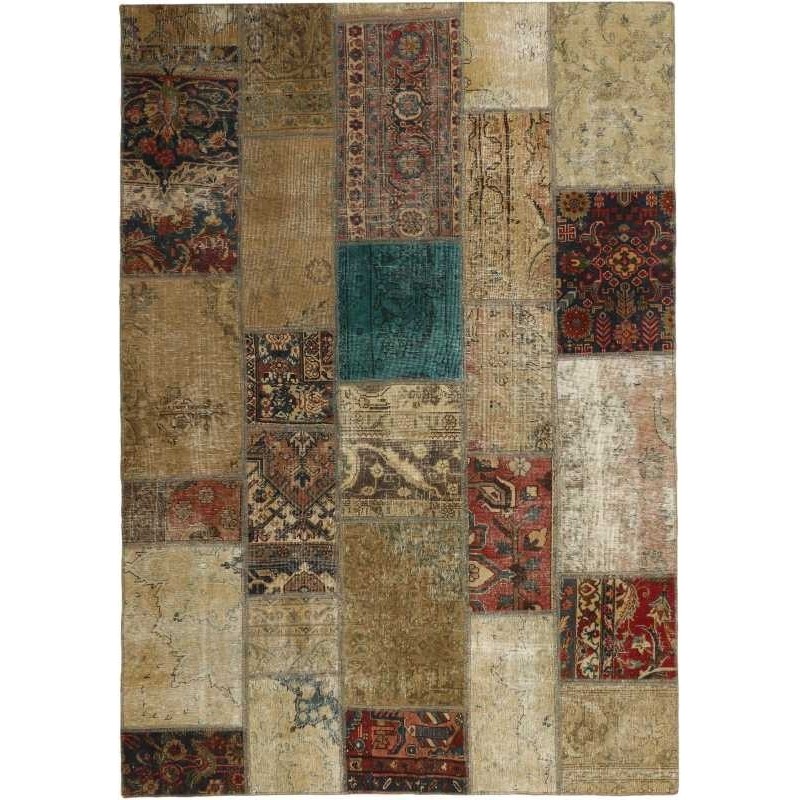 tappeto persia vintage patchwork cm 169x240 