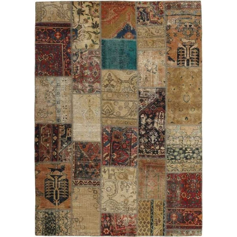 tappeto persia vintage patchwork cm 169x240 