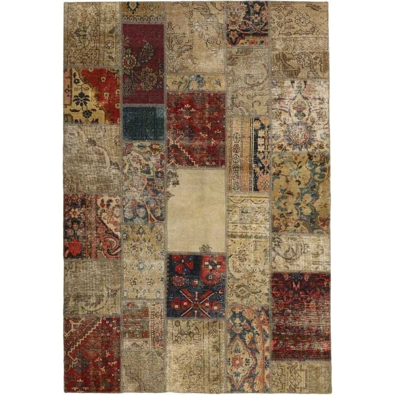 tappeto persia vintage patchwork cm 169x241 
