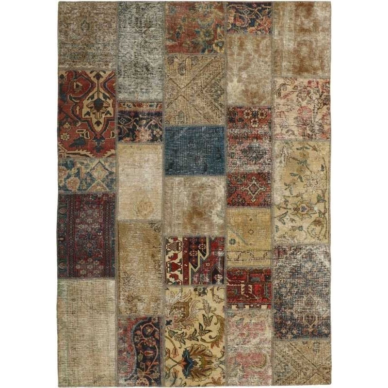 tappeto persia vintage patchwork cm 171x238 