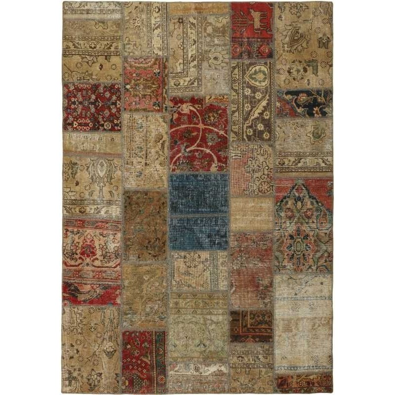 tappeto persia vintage patchwork cm 168x240 