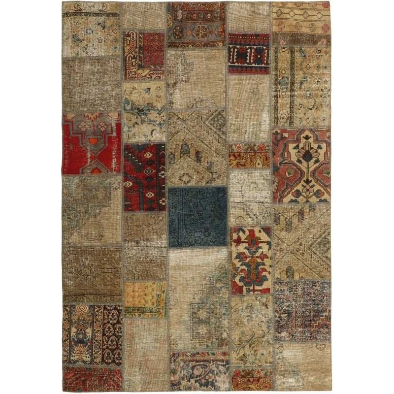 tappeto persia vintage patchwork cm 167x240 