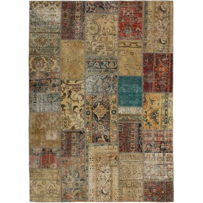 tappeto persia vintage patchwork cm 169x238 