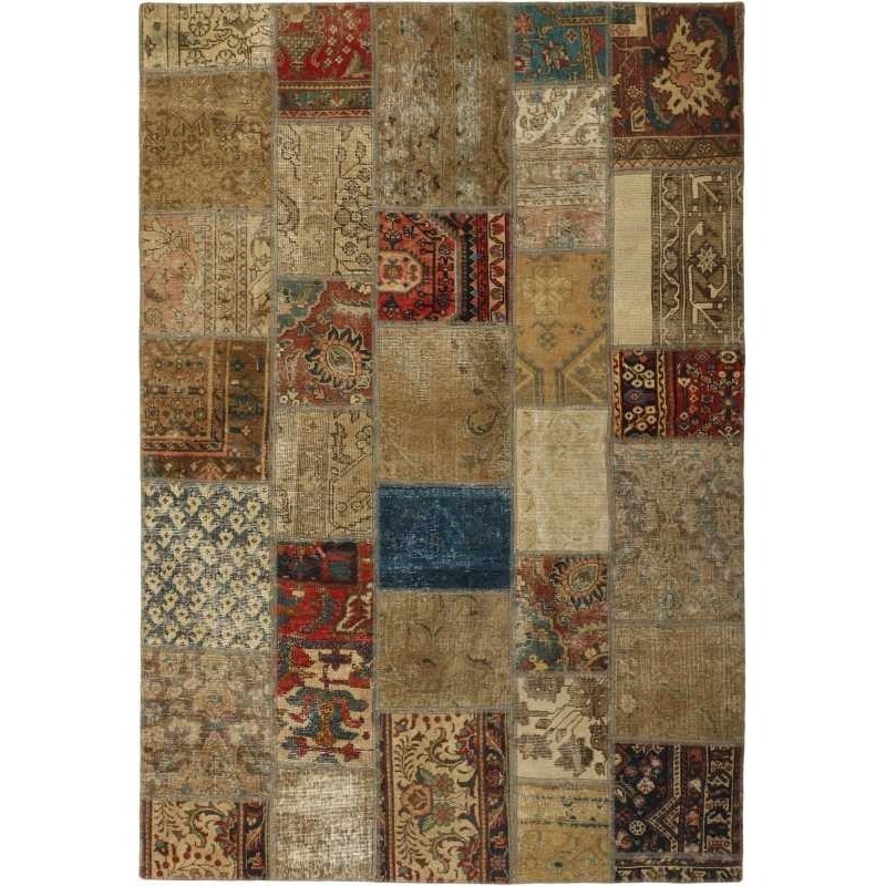 tappeto persia vintage patchwork cm 165x238 