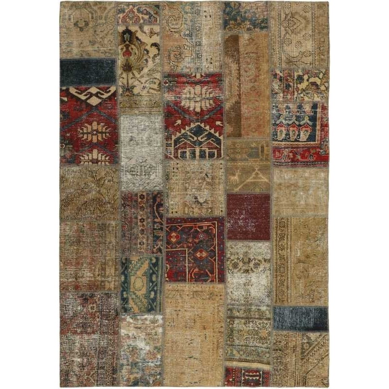 tappeto persia vintage patchwork cm 167x240 