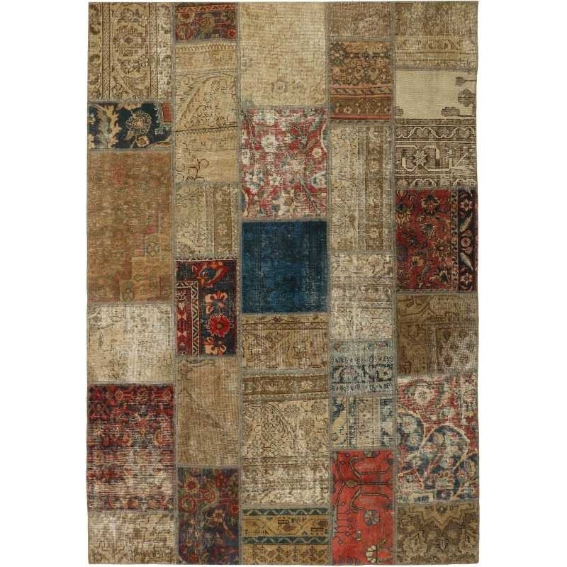 tappeto persia vintage patchwork cm 168x240 