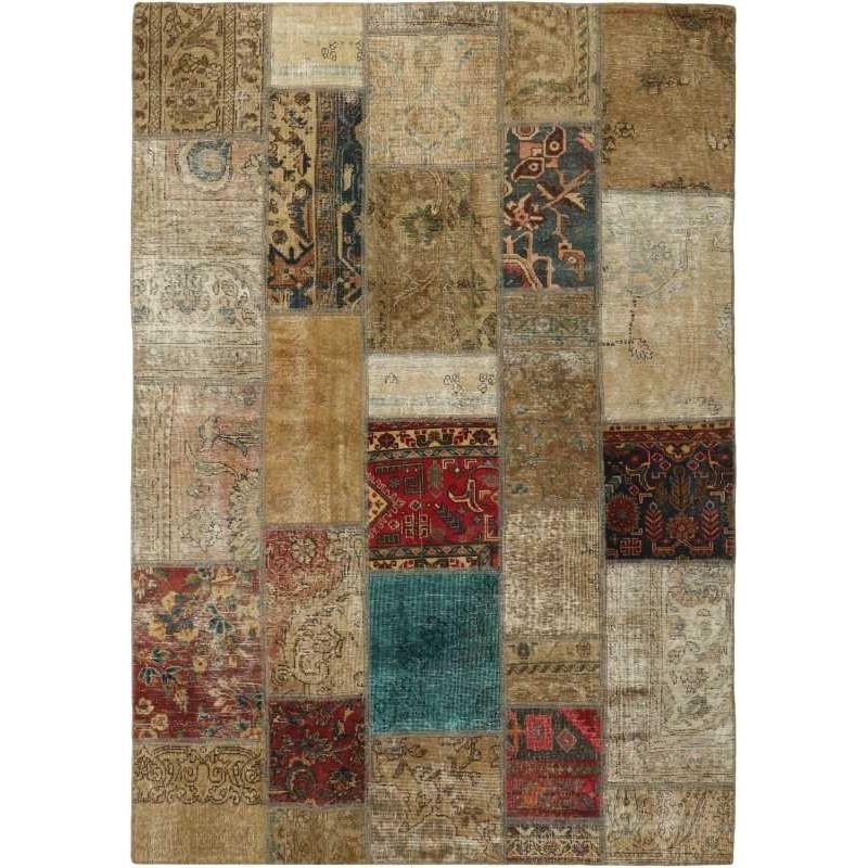 tappeto persia vintage patchwork cm 168x239 