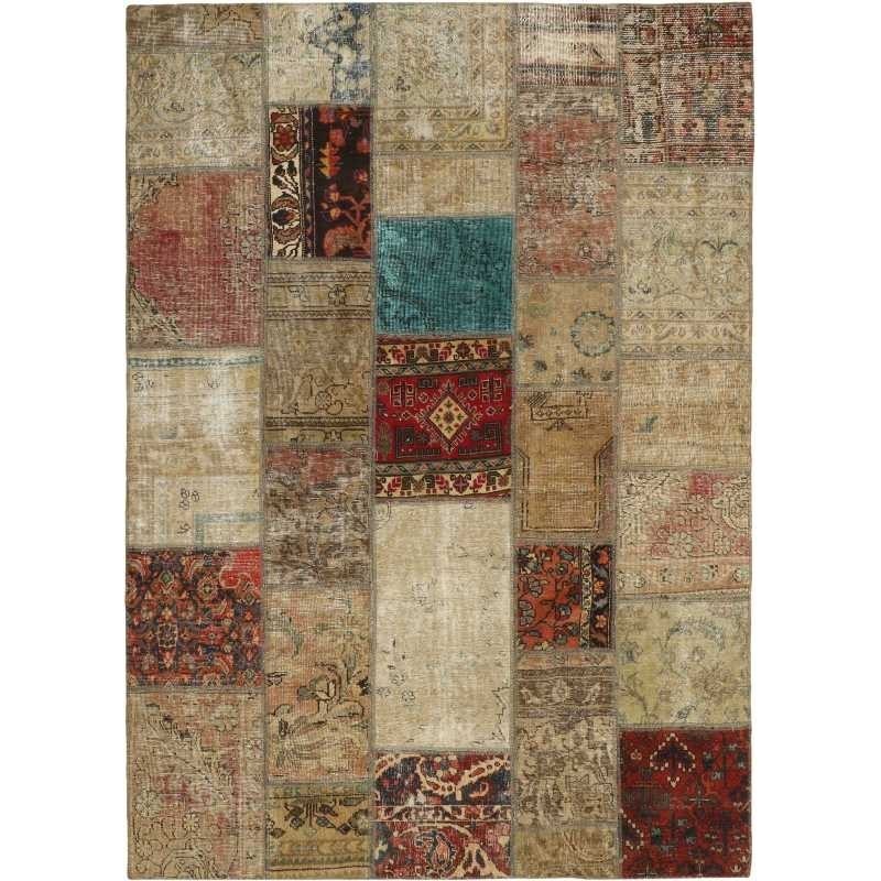 tappeto persia vintage patchwork cm 172x236 
