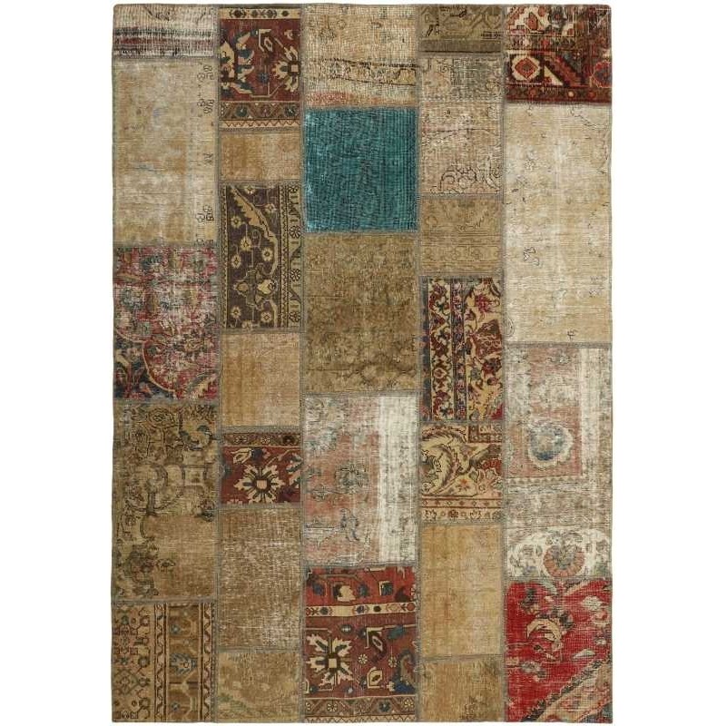tappeto persia vintage patchwork cm 168x237 