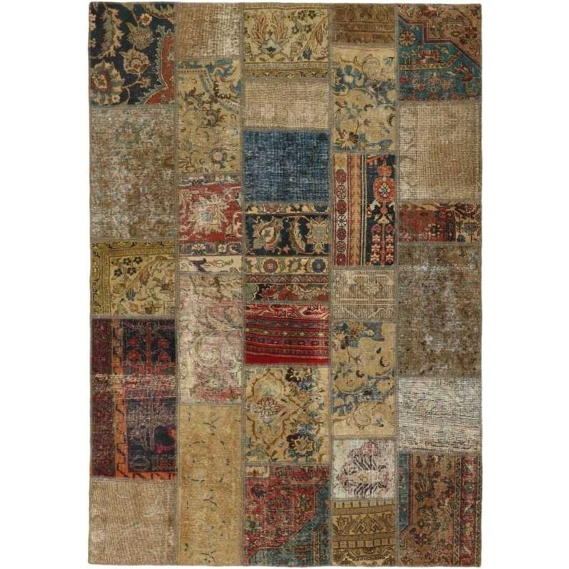 tappeto persia vintage patchwork cm 169x239 