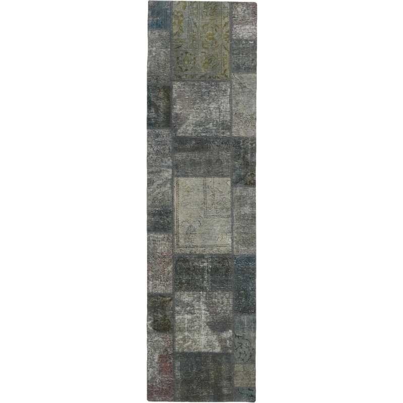 tappeto persia vintage patchwork cm 81x298 