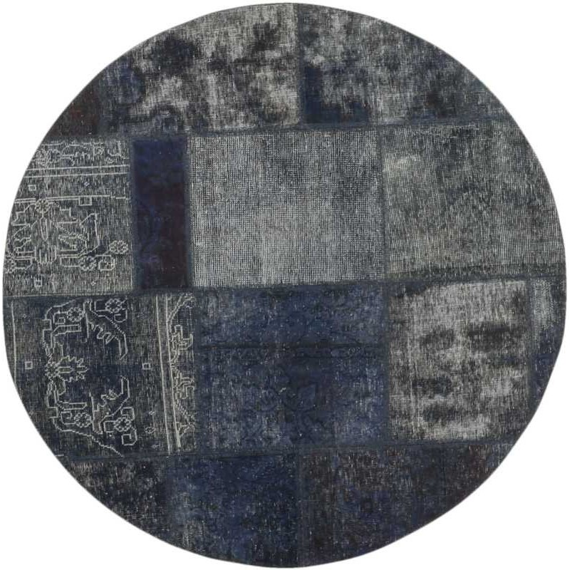 tappeto persia vintage patchwork cm 150x150 