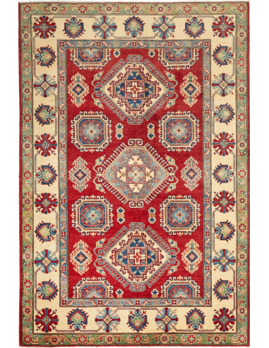 Kazak Pakistan abbronzatura e grigio tenue 184x273