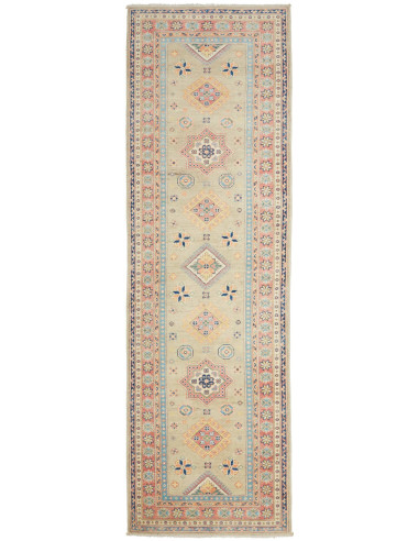 Kazak Pakistan abbronzatura e grigio tenue 84x287