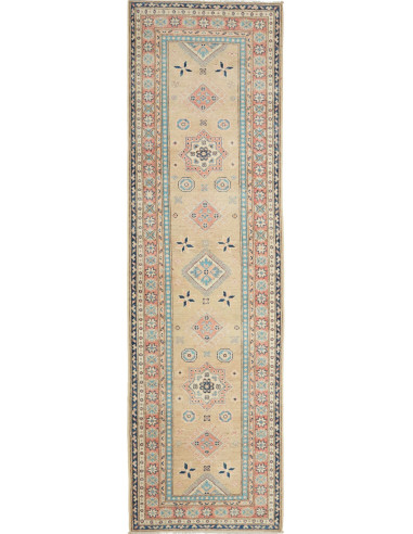 Kazak Pakistan abbronzatura e grigio 85x294
