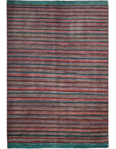 Gabbeh Fine Pakistan grigio tenue e grigio ardesia scuro 171x248