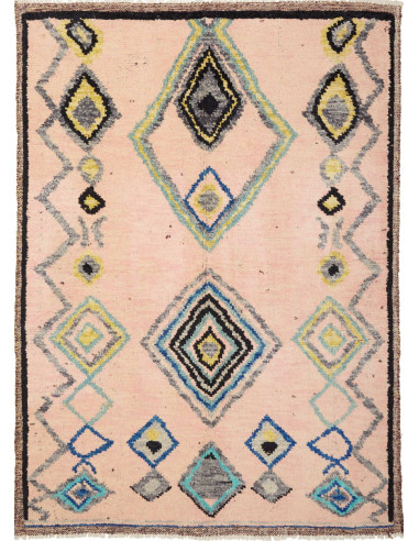 Gabbeh Marrakech Pakistan abbronzatura e grigio ardesia scuro 158x220