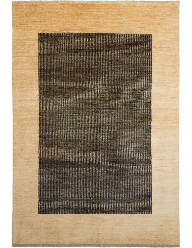 Gabbeh Moderno Pakistan abbronzatura e grigio ardesia scuro 195x255