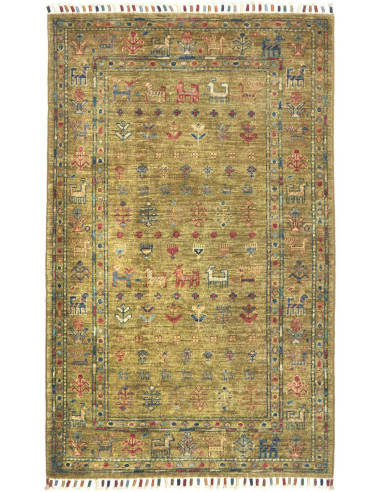 Rubin Pakistan grigio e lino 77x127