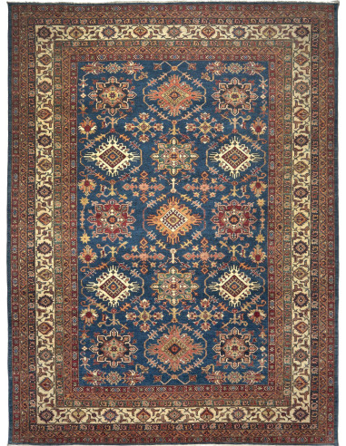 Kazak Fine Pakistan grigio ardesia scuro e grigio 276x368