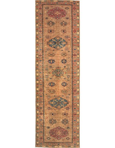 Kazak Fine Pakistan perù e grigio ardesia scuro 83x296