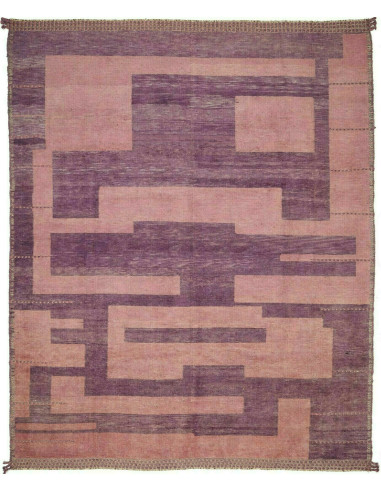 Gabbeh Marrakech Pakistan grigio e marrone rosato 247x330