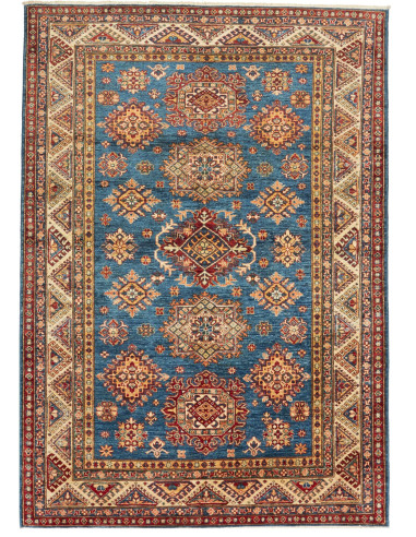 Kazak Fine Pakistan grigio tenue e grigio ardesia scuro 170x240