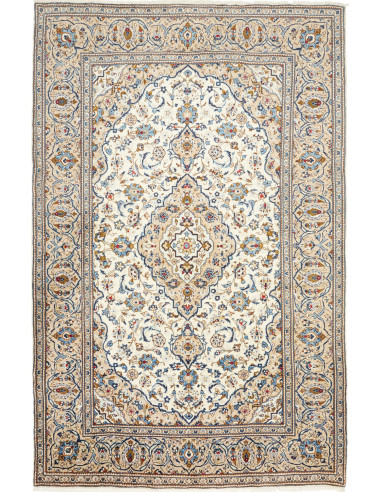 Kashan Persia grigio chiaro e grigio ardesia scuro 200x308