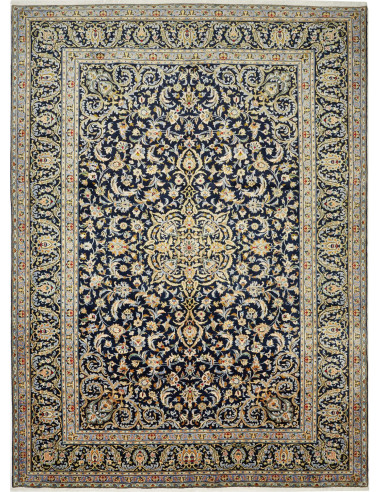 Kashan Persia abbronzatura e grigio ardesia scuro 275x383