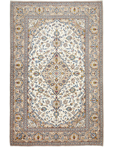 Kashan Persia grigio chiaro e grigio ardesia scuro 200x306