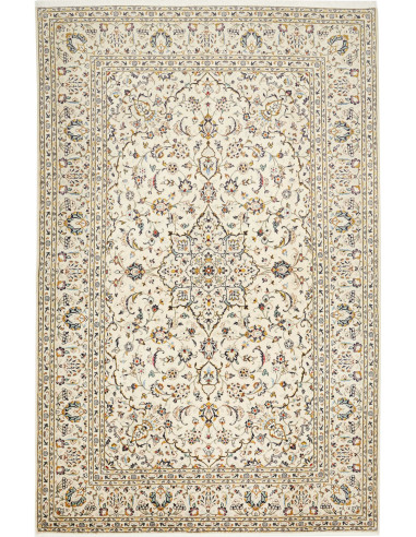 Kashan Persia grigio chiaro e perù 193x300