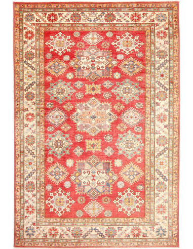 Kazak Fine Pakistan abbronzatura e grano 214x311