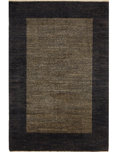 Gabbeh Moderno Pakistan grigio ardesia scuro e abbronzatura 156x196