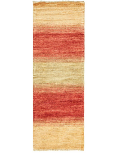 Gabbeh Moderno Pakistan legno robusto e marrone 75x313