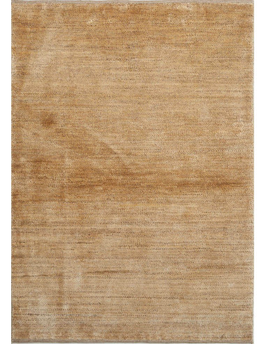 Gabbeh Moderno Fine Pakistan marrone rosato e kaki scuro 103x145