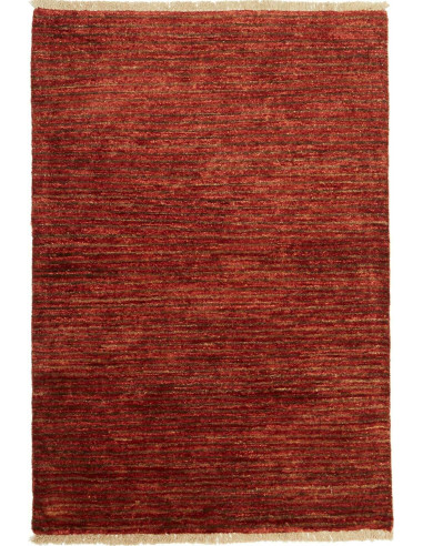 Gabbeh Moderno Pakistan marrone sella e marrone sella 79x126